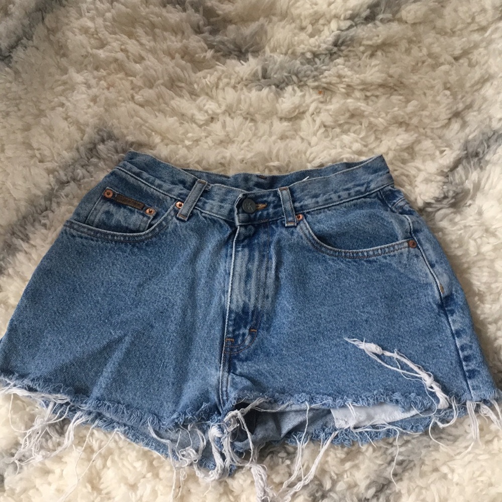 Vintage Calvin Klein denim cutoffs